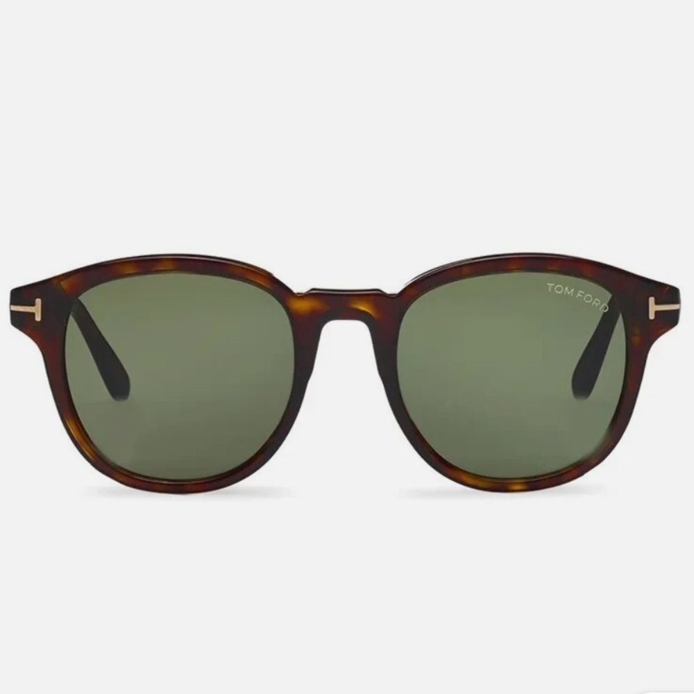 Tom Ford Jameson TF752 52N Tortoise Round Plastic Sunglasses Frame